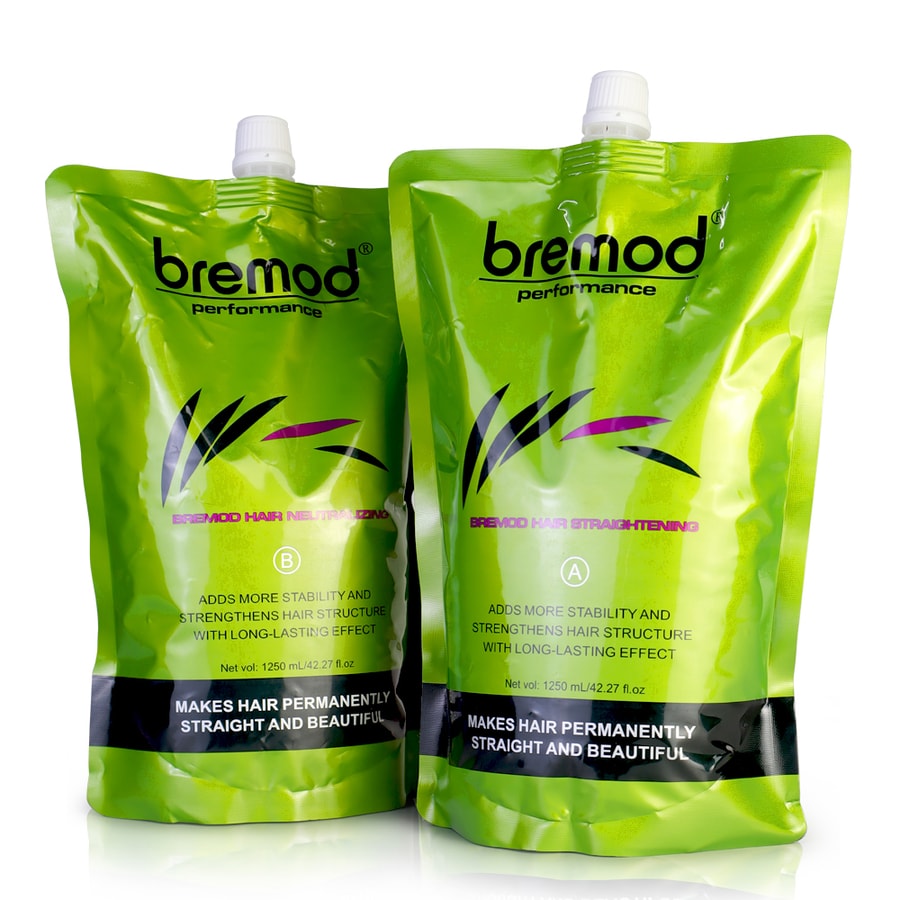 Hair Straightening & Hair Neutralizing Pouch System