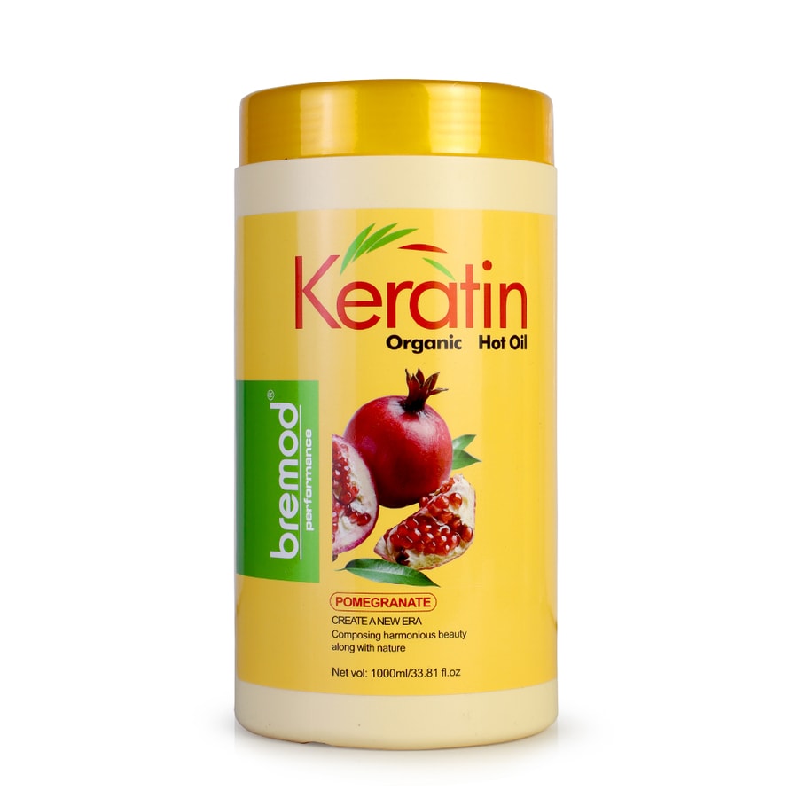 Keratin Organic Hot Oil - Pomegranate